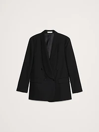 Relaxed Italian Barathea Tuxedo Jacket