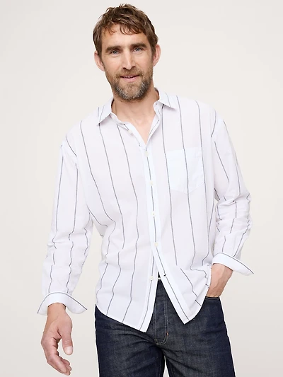 Relaxed-Fit Summerweight Cotton Shirt