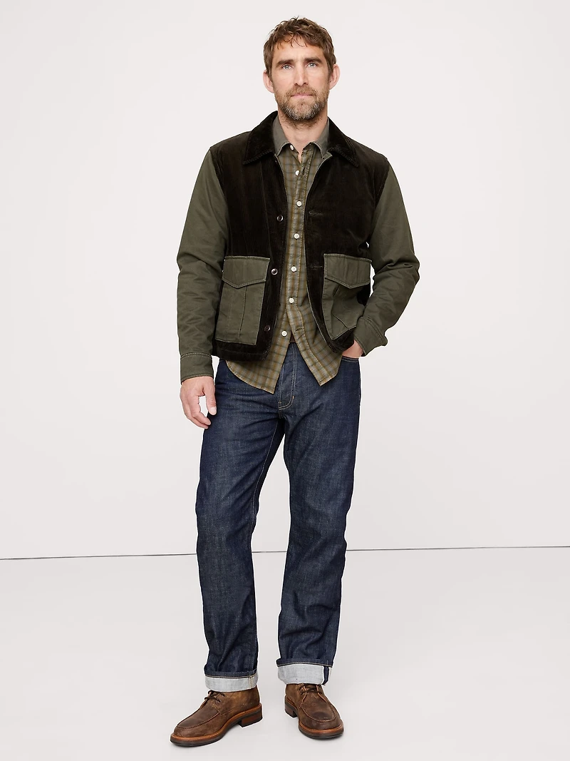 OVERSIZED-FIT WASHED COTTON POPLIN SHIRT