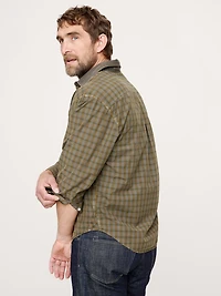 OVERSIZED-FIT WASHED COTTON POPLIN SHIRT