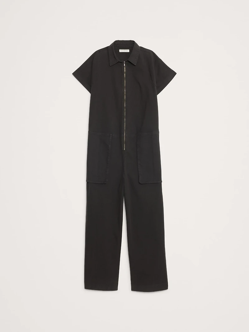 Canvas Utility Jumpsuit