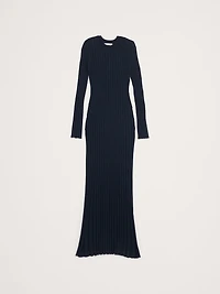 Sculpted Ribbed Maxi Dress