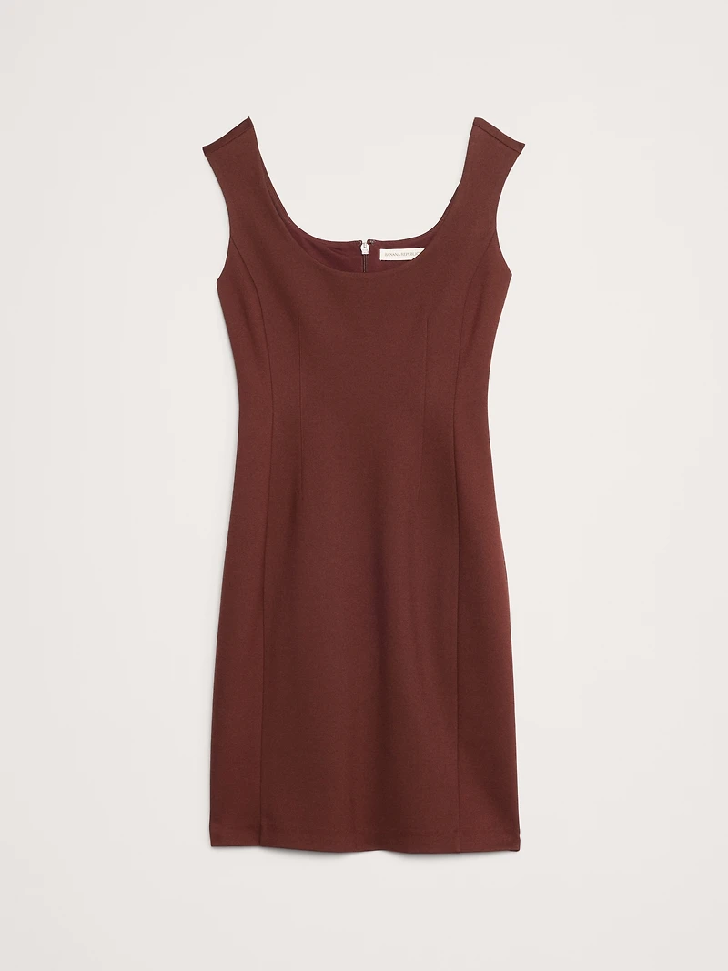 Everywhere Ponte Scoop-Neck Sheath Dress