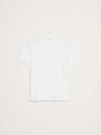 Oversized Cotton-Silk Crew-Neck T-Shirt