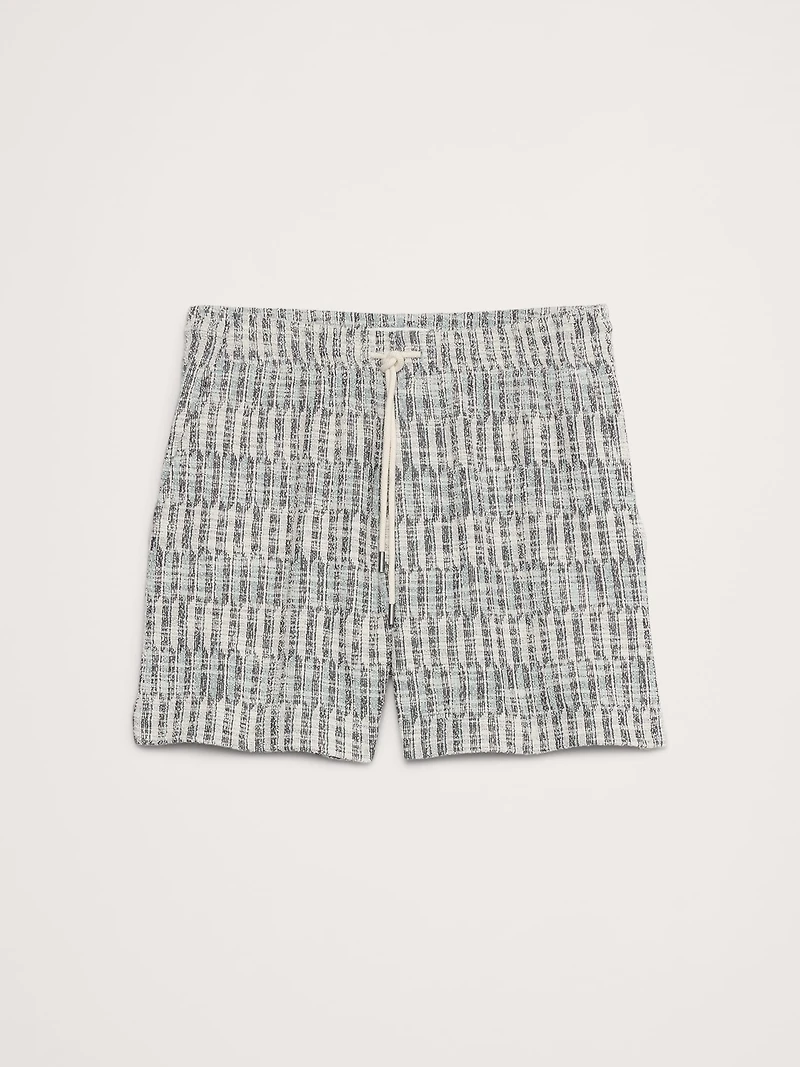 5" Jacquard Knit Pull-On Short