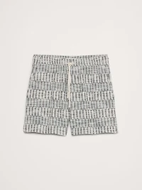 5" Jacquard Knit Pull-On Short