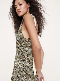 Pintuck Maxi Dress