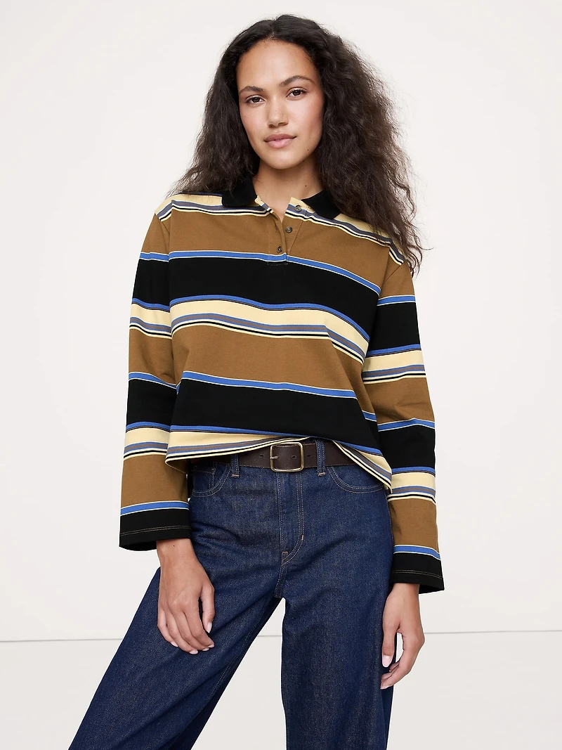 Oversized Heavyweight Cotton Polo