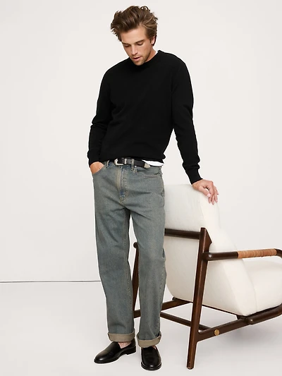 CASHMERE CREW-NECK SWEATER