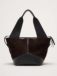 Large Patchwork Medium Zip Tote