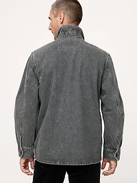 Oversized Italian Denim Field Jacket