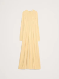 Paneled Knit Maxi Dress