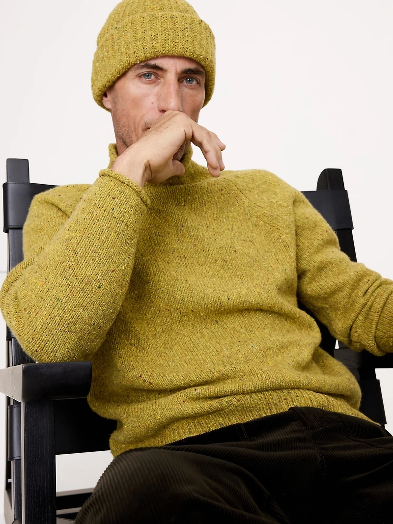 Donegal Roll-Neck Sweater