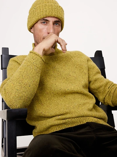 Donegal Roll-Neck Sweater