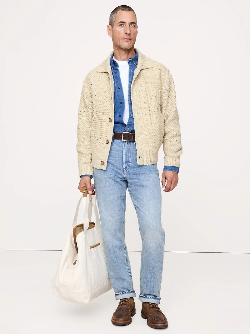 Patchwork Donegal Cardigan