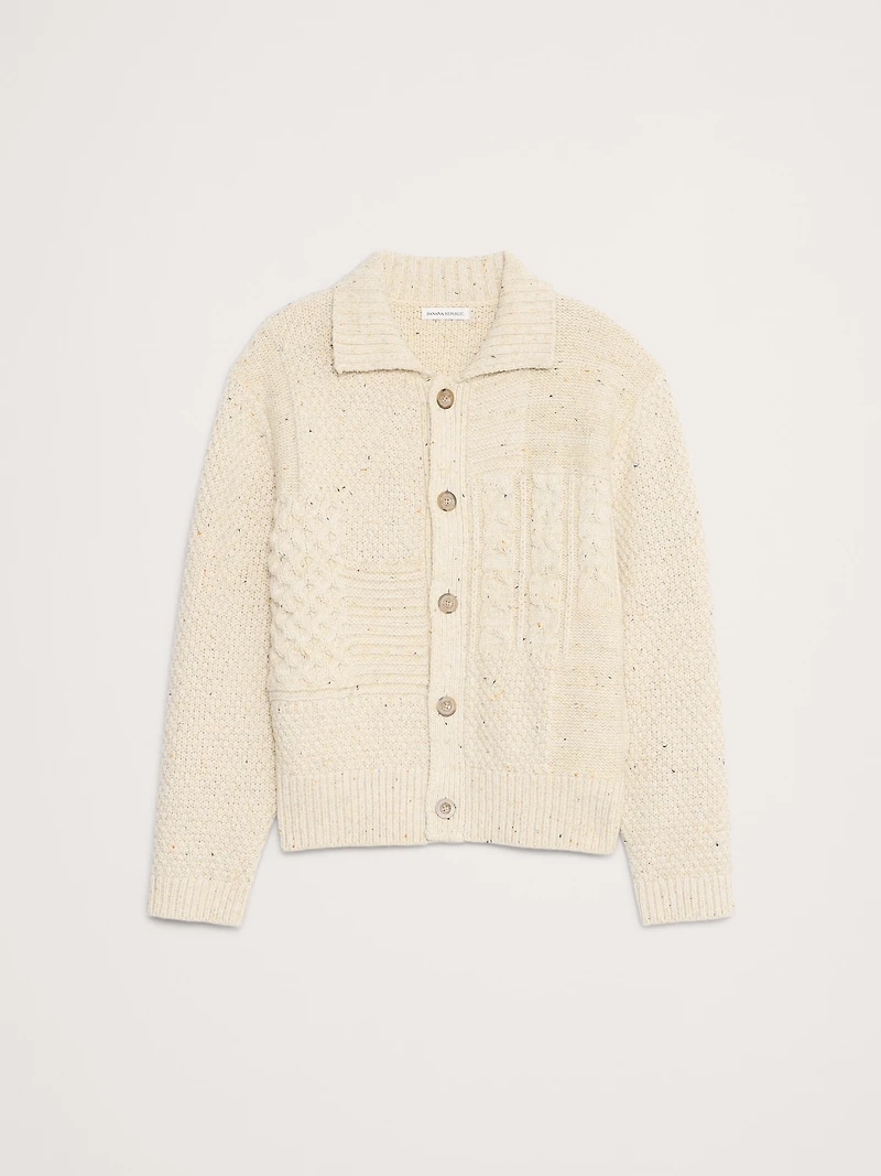 Patchwork Donegal Cardigan