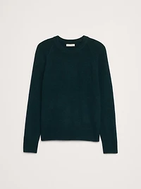 Italian Merino-Blend Crew-Neck Sweater