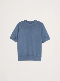 TERRY SHORT-SLEEVE SWEATSHIRT