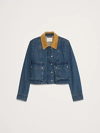 Denim Trapeze Jacket