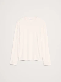 Silky-Cotton Crew-Neck T-Shirt