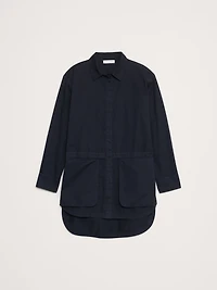 COTTON TWILL UTILITY TUNIC