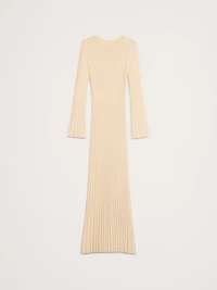 Sculpted Ribbed Maxi Dress