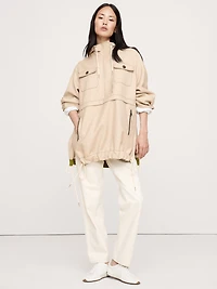 Oversized Italian Wool Utility Popover