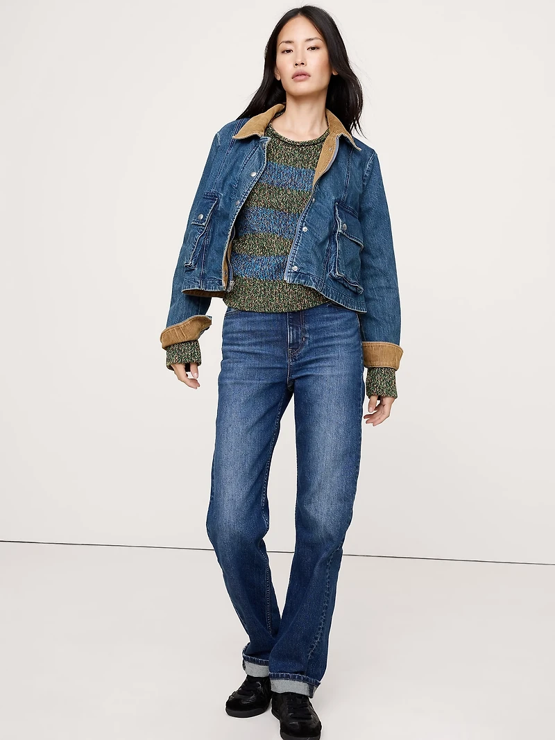 Cotton Roll-Neck Sweater