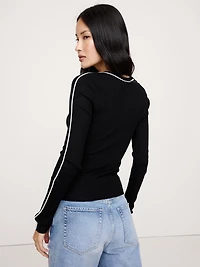 FEATHERWEIGHT CASHMERE HENLEY