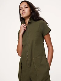 Canvas Utility Jumpsuit