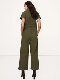 Canvas Utility Jumpsuit