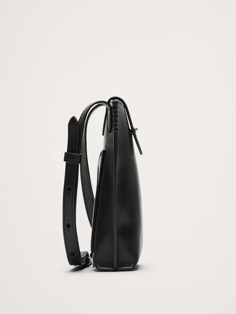 Italian Leather Crossbody Pouch