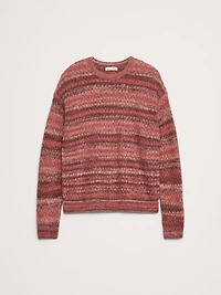 Space-Dye Crew-Neck Sweater