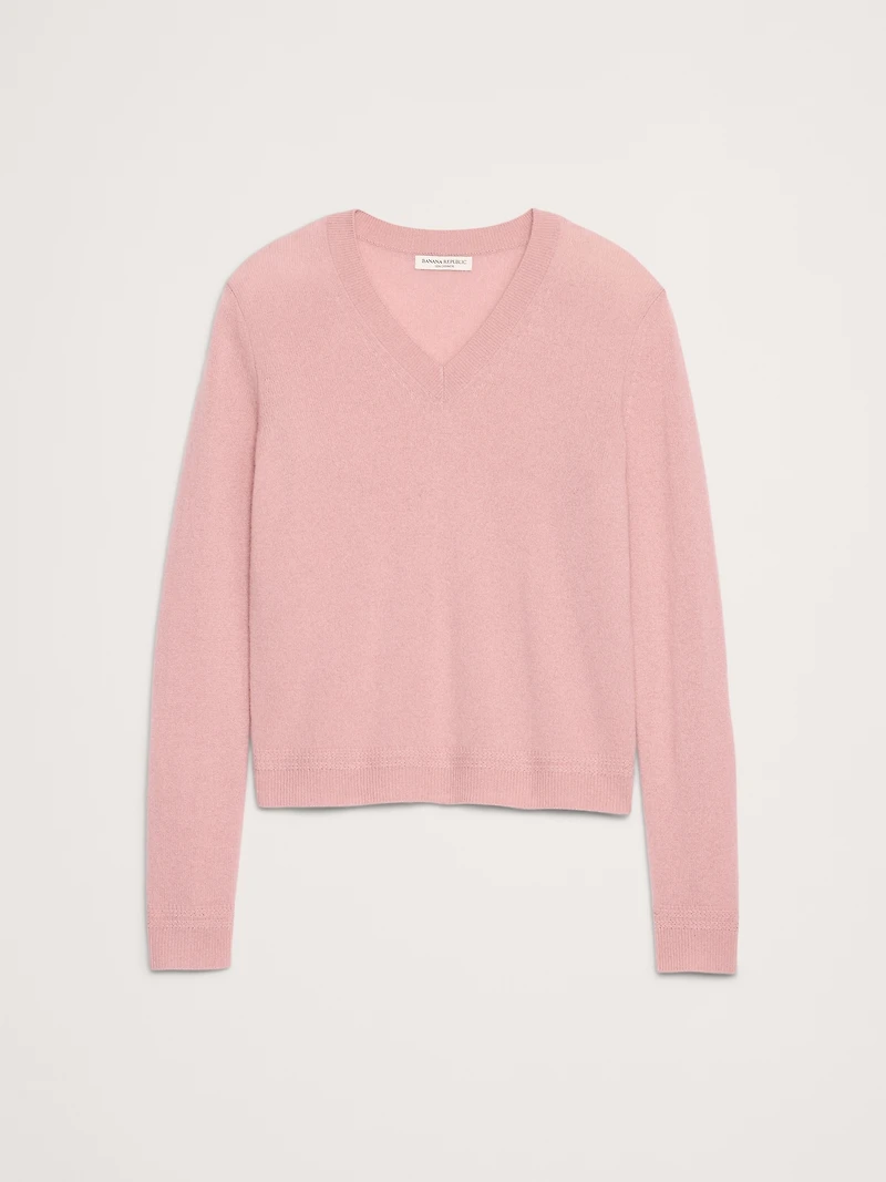 Lightweight Cashmere V-Neck Sweater