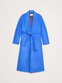 Italian Wool-Cashmere Wrap Coat