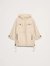 Oversized Italian Wool Utility Popover
