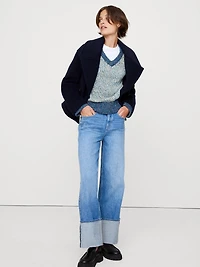 Cotton V-Neck Sweater