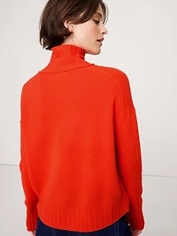 Oversized Cashmere Turtleneck Sweater