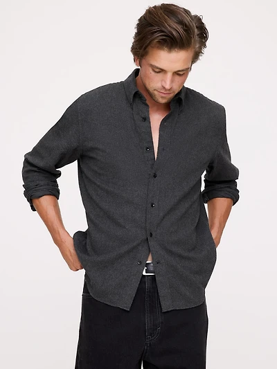 Standard-Fit Flannel Shirt