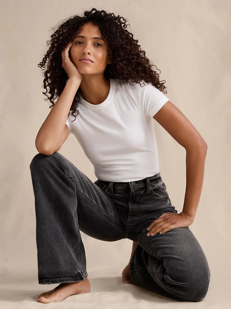 High-Rise Bootcut Jean