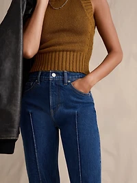HIGH-RISE BOOTCUT CROP JEAN