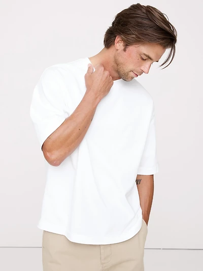 BOXY HEAVYWEIGHT COTTON T-SHIRT