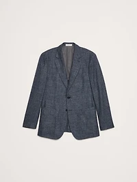 ITALIAN COTTON-WOOL TWEED SUIT JACKET