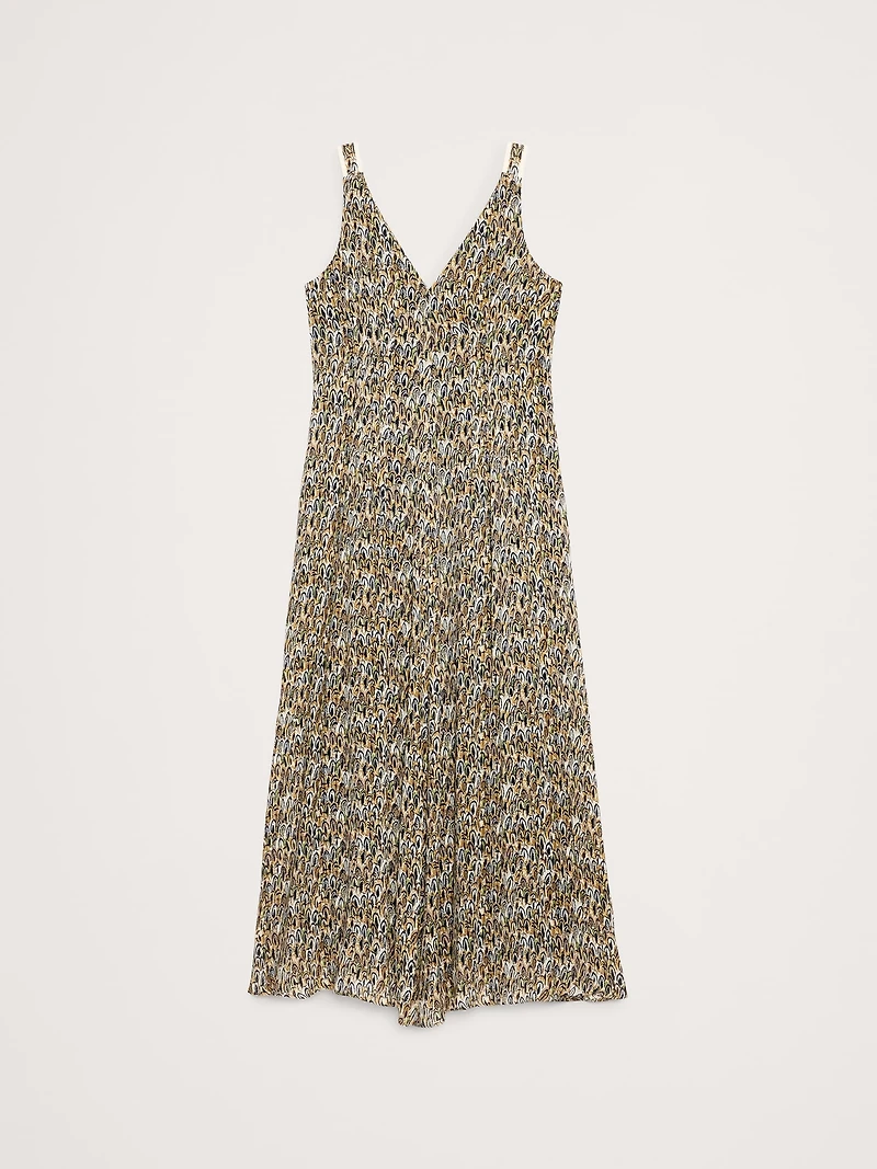 Pintuck Maxi Dress