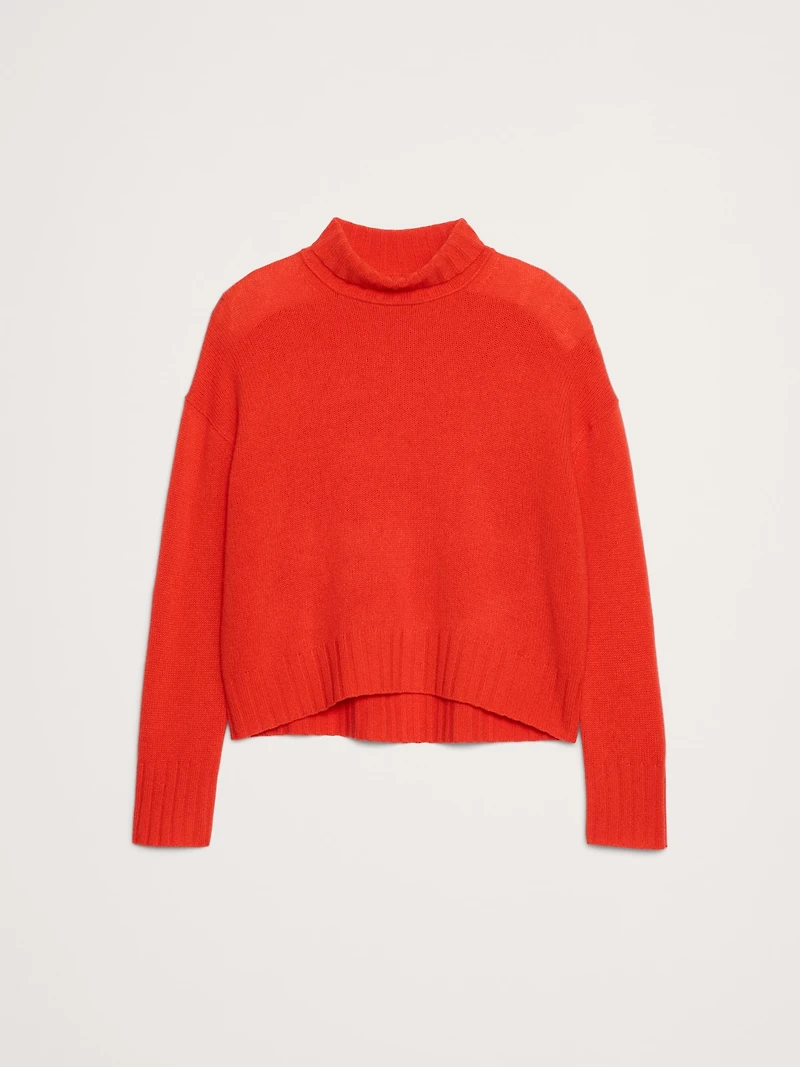 Oversized Cashmere Turtleneck Sweater