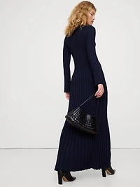 Sculpted Ribbed Maxi Dress