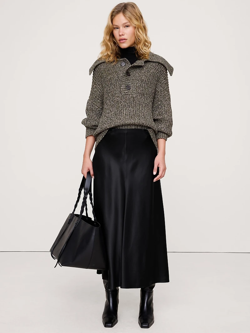 Oversized Cotton Sailor Sweater