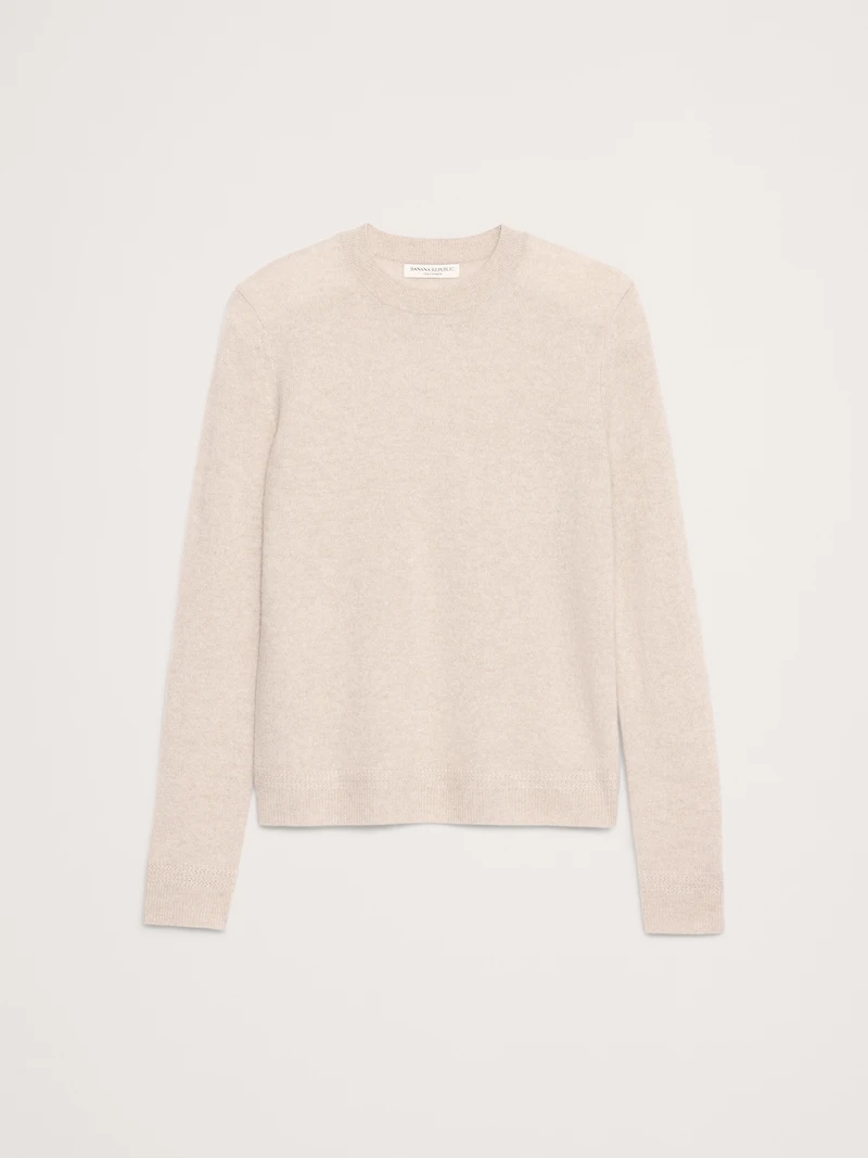Lightweight Cashmere Crew-Neck Sweater