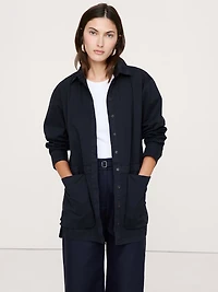 COTTON TWILL UTILITY TUNIC