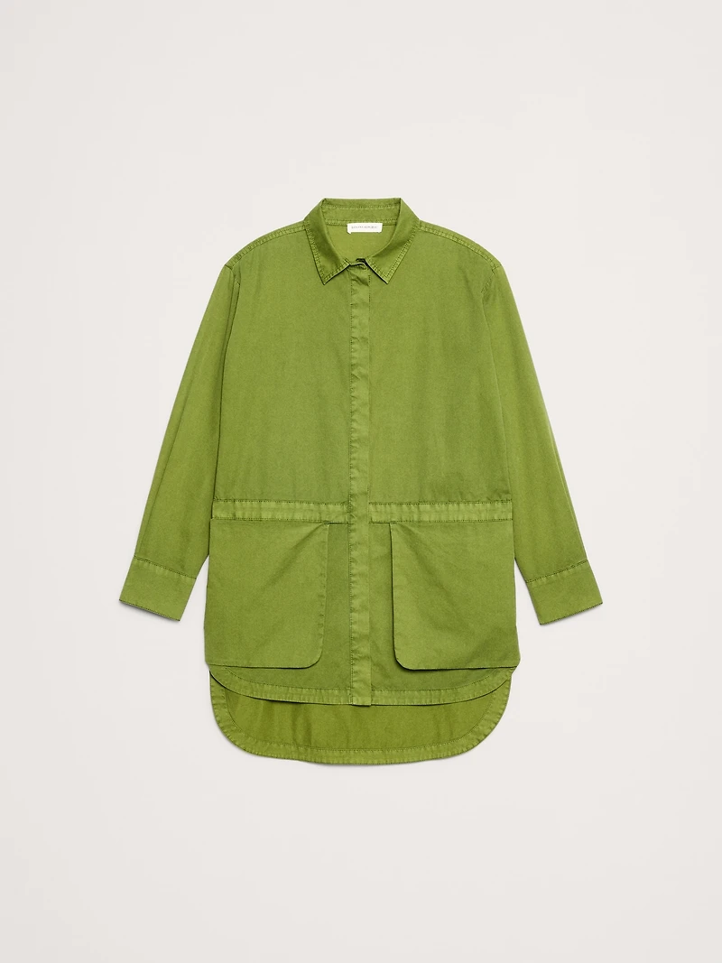 COTTON TWILL UTILITY TUNIC